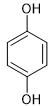 hydrochinon - wzór strukturalny